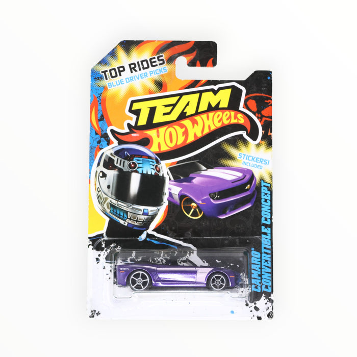 Hot Wheels Camaro Convertible Concept (Blue Driver) Top Rides (2012)
