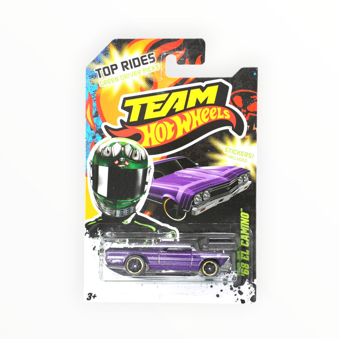 Hot Wheels '68 El Camino (Green Driver) Top Rides (2012)