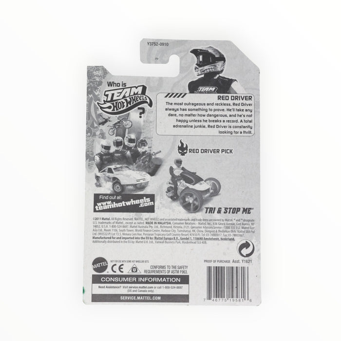 Hot Wheels Tri & Stop Me (Red Driver) Top Rides (2012)