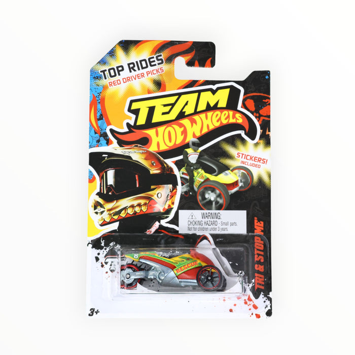 Hot Wheels Tri & Stop Me (Red Driver) Top Rides (2012)