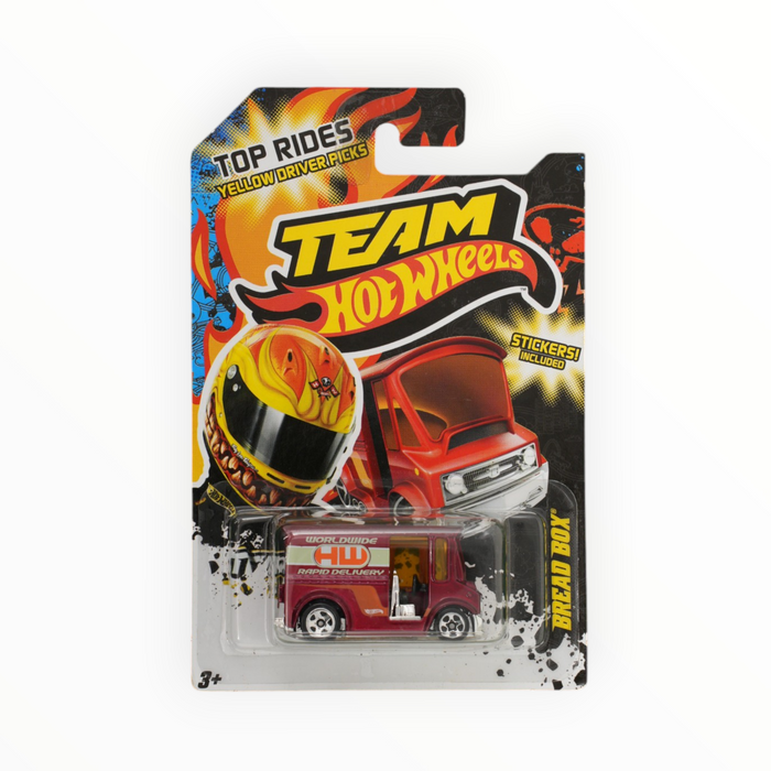 Hot Wheels Bread Box (Yellow Driver) Top Rides (2012)