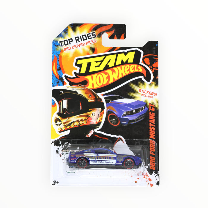 Hot Wheels 2010 Ford Mustang GT (Red Driver) Top Rides (2012)