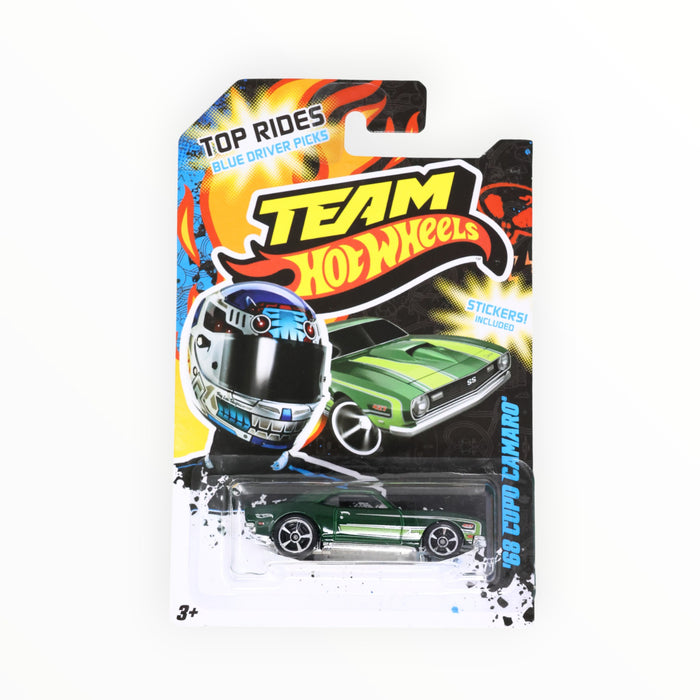 Hot Wheels '68 COPO Camaro (Blue Driver) Top Rides (2012)