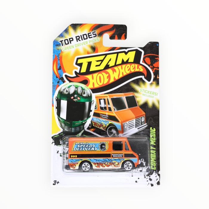 Hot Wheels Combat Medic (Green Driver) Top Rides (2012)