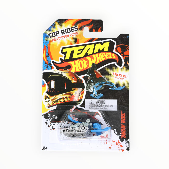 Hot Wheels Snow Ride (Red Driver) Top Rides (2012)