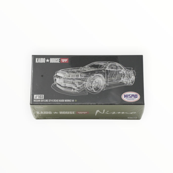 Kaido House Nissan Skyline GT-R (R34) (Kaido Works) Mini GT (2024) #103