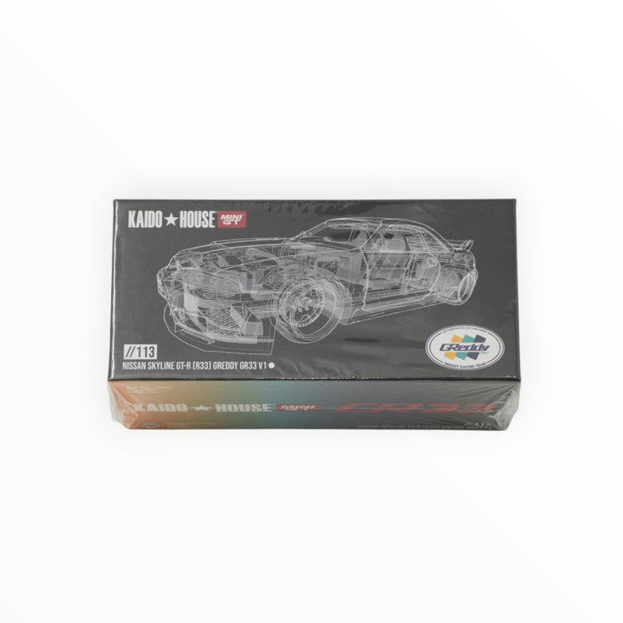 Kaido House Nissan Skyline GT-R (R33) (GReddy) Mini GT (2024) #113