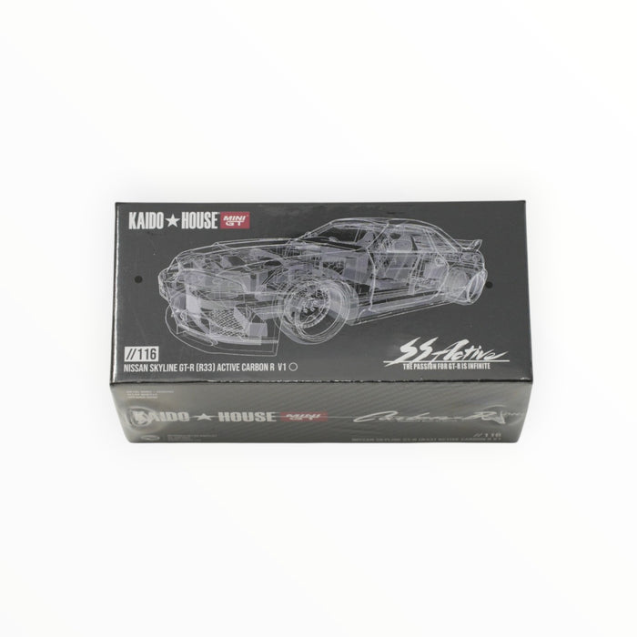 Kaido House Nissan Skyline GT-R (R33) (Active Carbon R) Mini GT (2024) #116