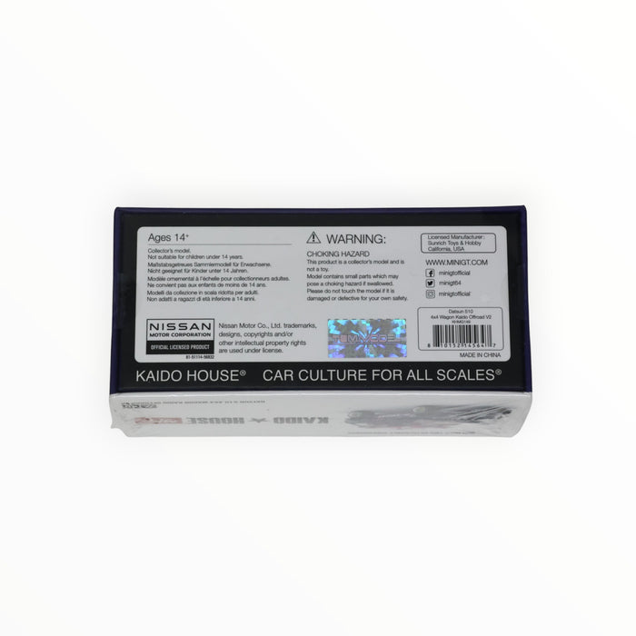 Kaido House Datsun KAIDO 510 Surf Safari Wagon (Kaido Offroad) Mini GT (2025) #149