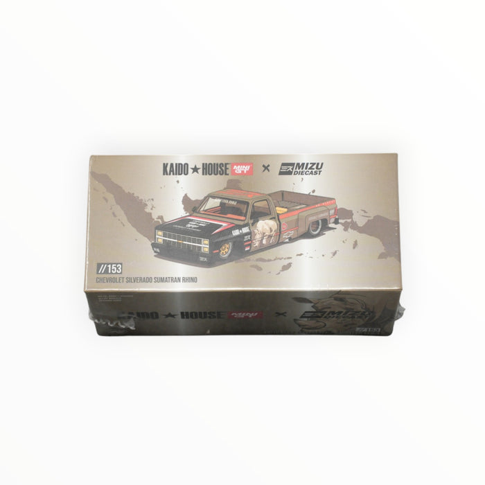 Kaido House Chevrolet Silverado Dually (Kaido x Mizu - "Sumatran Rhino") Mini GT (2025) #153