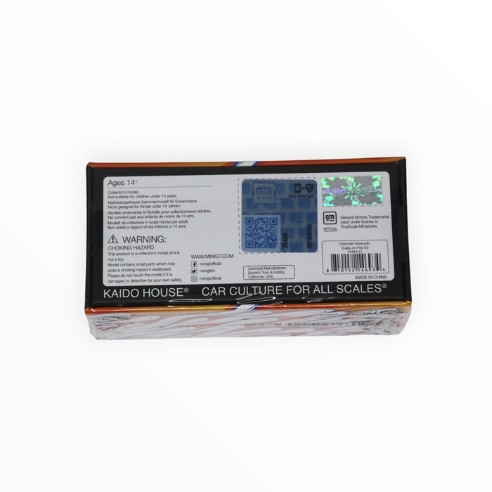 Kaido House Chevrolet Silverado Dually (On Fire) Mini GT (2025) #157