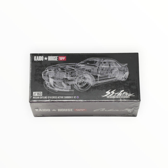 Kaido House Nissan Skyline GT-R (R33) (Carbon R) Mini GT (2025) #163