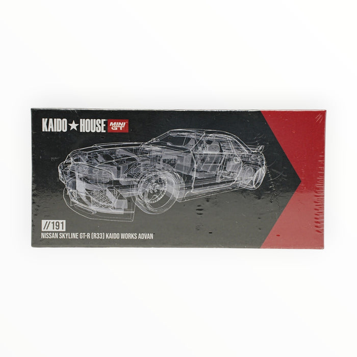 Kaido House Nissan Skyline GT-R (R33) (ADVAN) Mini GT (2025) #191