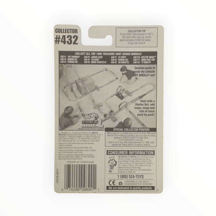 Hot Wheels '59 Caddy (Treasure Hunt) 1996 - #432 - Card Damage