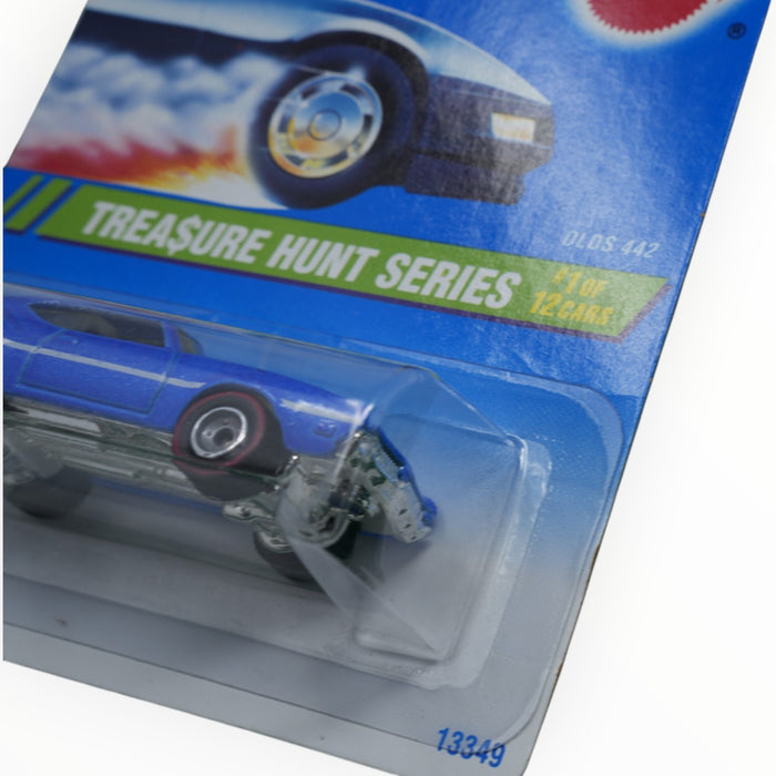 Vintage Hot Wheels Olds 442 (Treasure Hunt) 1995 - #353 Card Defects