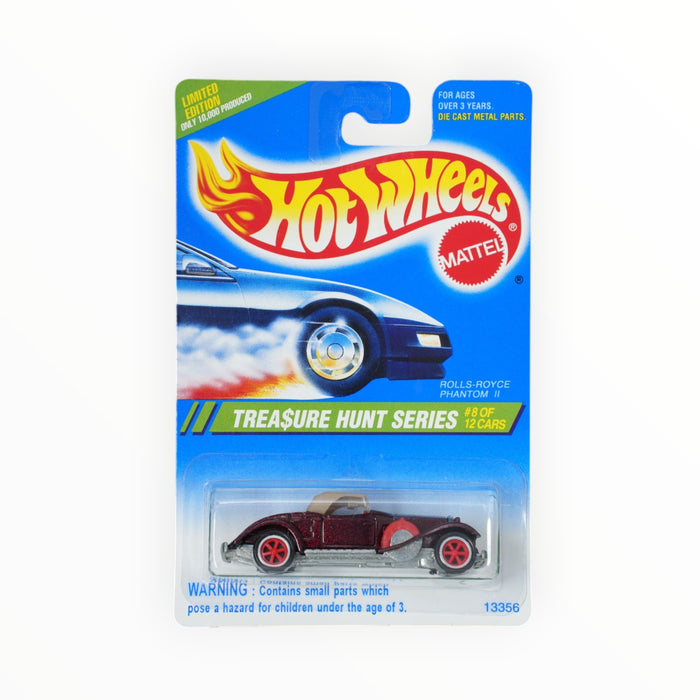 Vintage Hot Wheels Rolls Royce Phantom II (Treasure Hunt) 1995 - #360 Card Defect