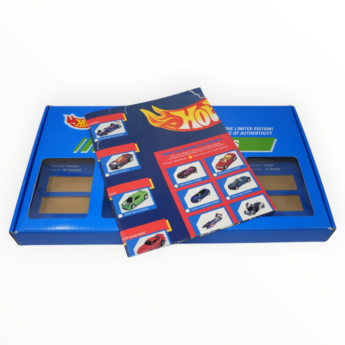 Hot Wheels Empty Treasure Hunt Box Set - Special Edition (1995) and Poster