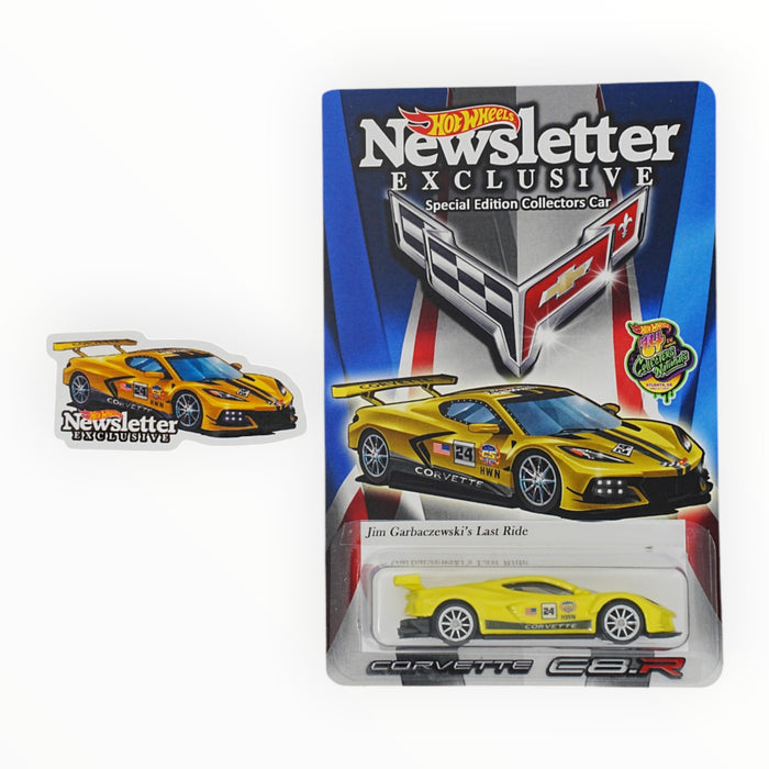Hot Wheels Corvette C8-R - Jim Garbaczewski's Last Ride - Newsletter Exclusive #680/1000