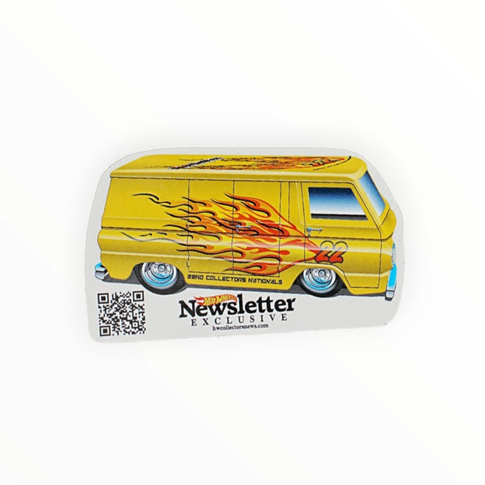 Hot Wheels '66 Dodge A100 - Newsletter Exclusive (2022) Yellow