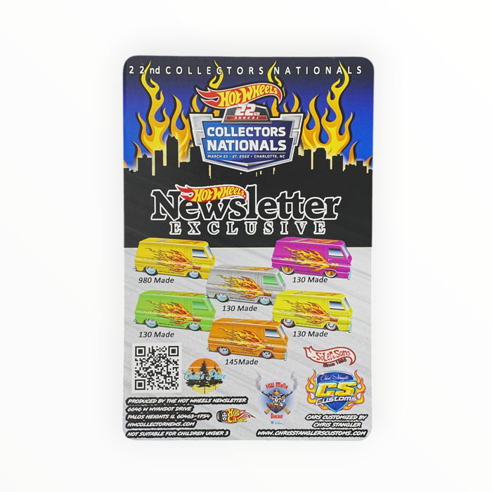 Hot Wheels '66 Dodge A100 - Newsletter Exclusive (2022) Yellow