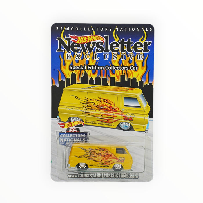 Hot Wheels '66 Dodge A100 - Newsletter Exclusive (2022) Yellow