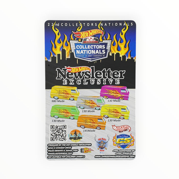Hot Wheels '66 Dodge A100 - Newsletter Exclusive (2022) Yellow