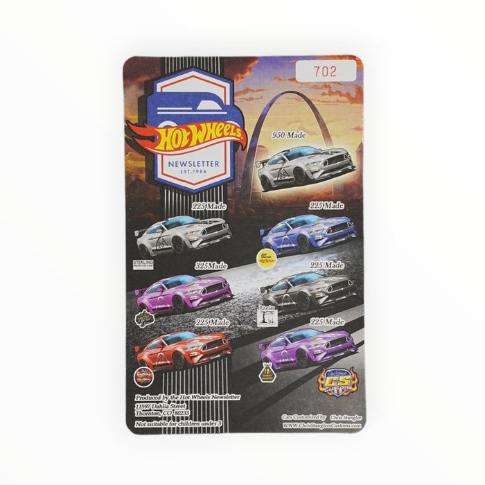 Hot Wheels '18 Ford Mustang RTR Spec 5 - Newsletter Exclusive (2025) Chrome #702