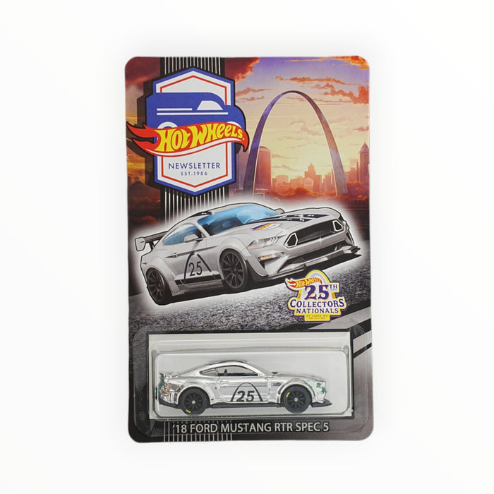 Hot Wheels '18 Ford Mustang RTR Spec 5 - Newsletter Exclusive (2025) Chrome #702