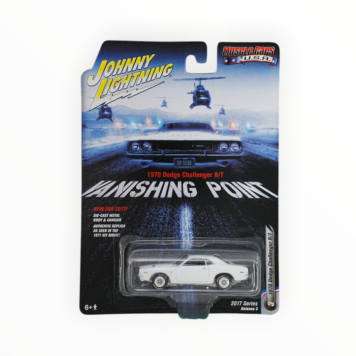 Johnny Lightning 1970 Dodge Challenger R/T - Silver Screen Machines - Vanishing Point