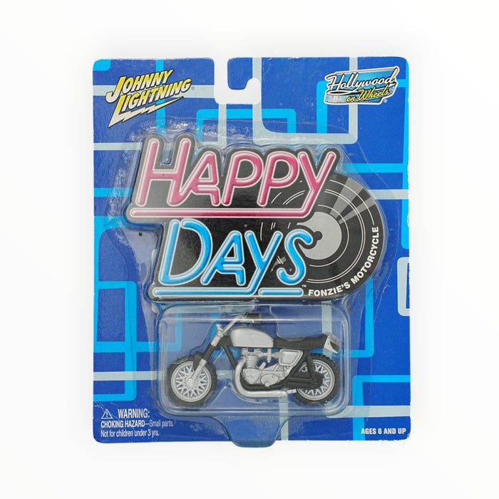 Johnny Lightning Happy Days Fonzie's Motorcycle - Hollywood on Wheels (2003)