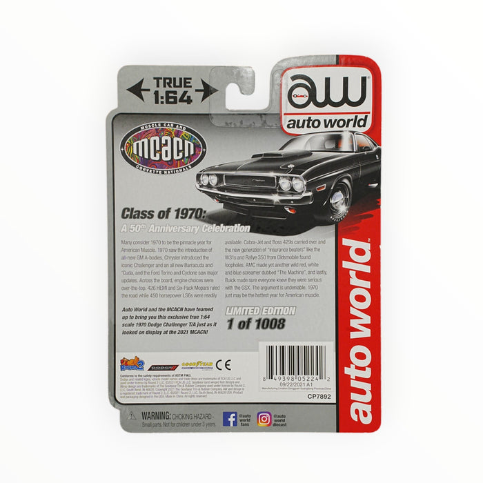 Auto World 1970 Dodge Challenger T/A - Vintage Muscle Limited Edition (2021)