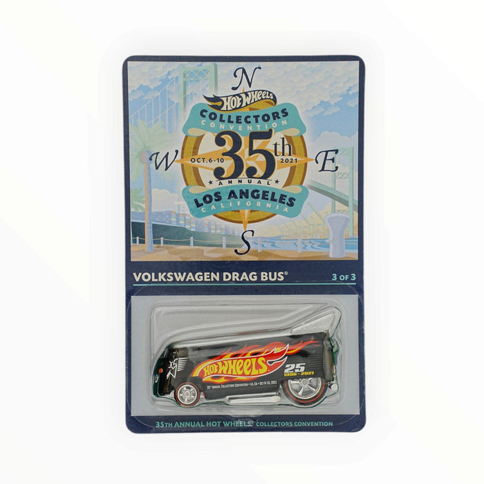 Hot Wheels Volkswagen Drag Bus - Collectors Convention (2021) Low Number # 300/4500