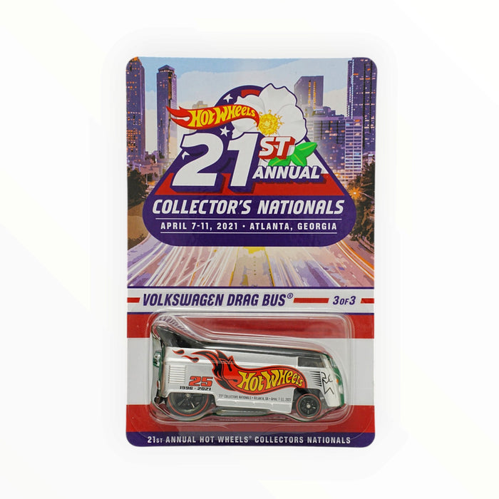 Hot Wheels Volkswagen Drag Bus - Collectors Nationals (2021) Low Number # 352/4000