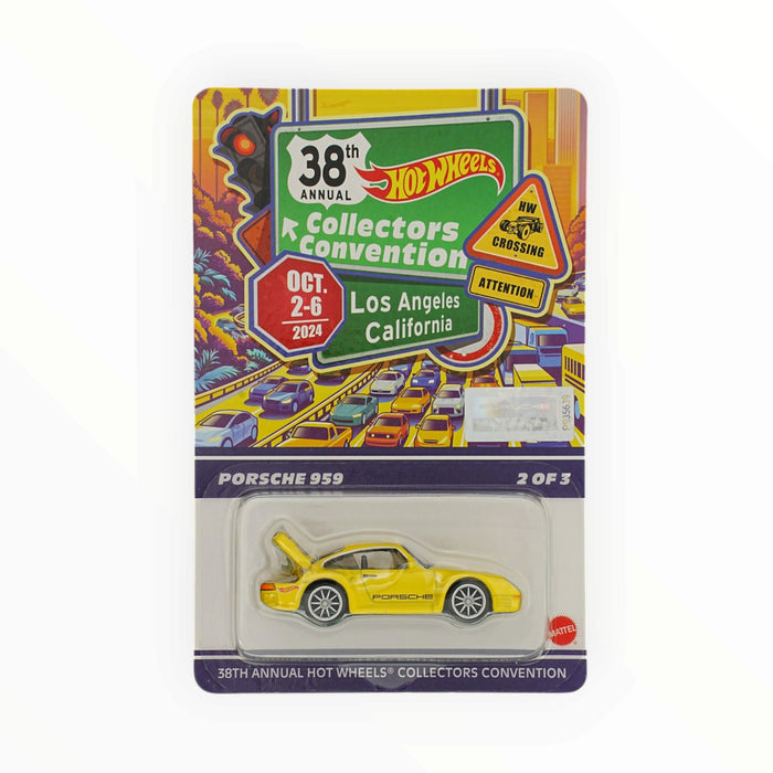 Hot Wheels Porsche 959 - Collectors Convention (2024) with Patch