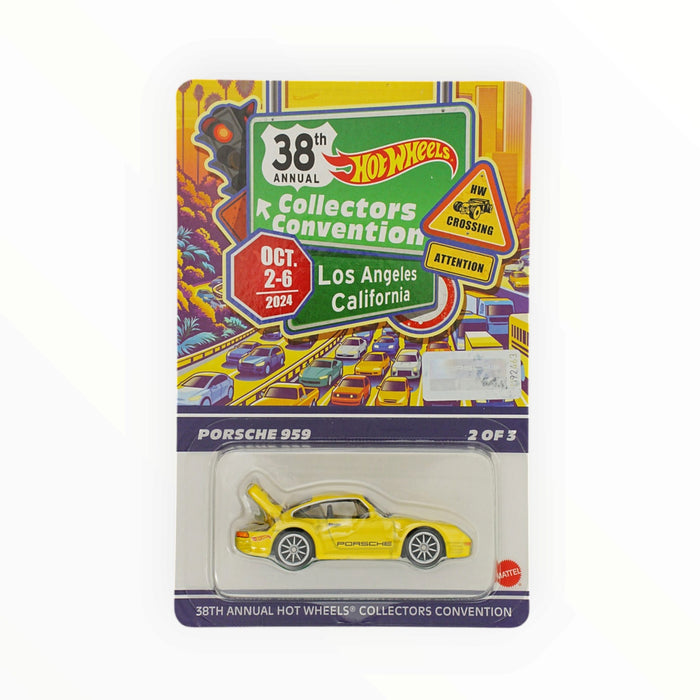 Hot Wheels Porsche 959 - Collectors Convention (2024) with Patch