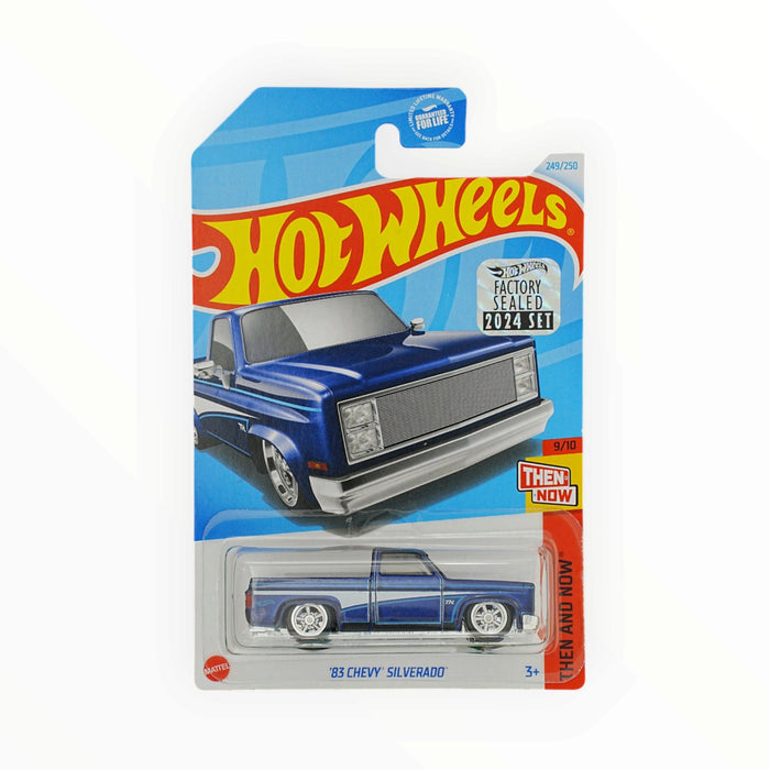 Hot Wheels '83 Chevy Silverado (Super Treasure Hunt) 2024 - 249/250 Factory Sealed!