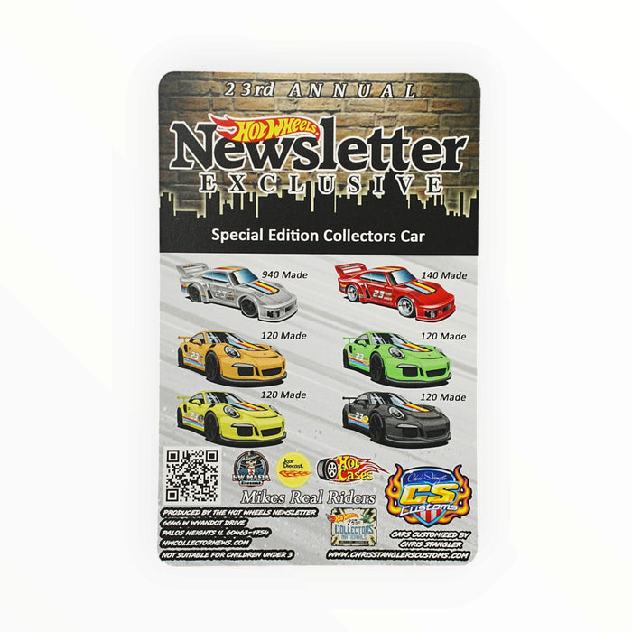 Hot Wheels Porsche 935 - Newsletter Exclusive (2023) Grey with Sticker