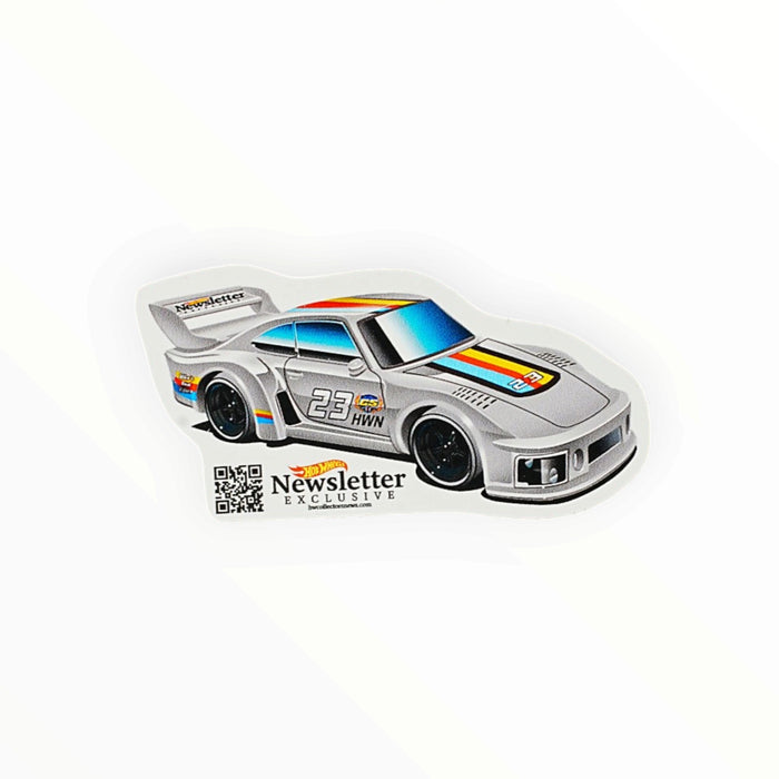 Hot Wheels Porsche 935 - Newsletter Exclusive (2023) Grey with Sticker