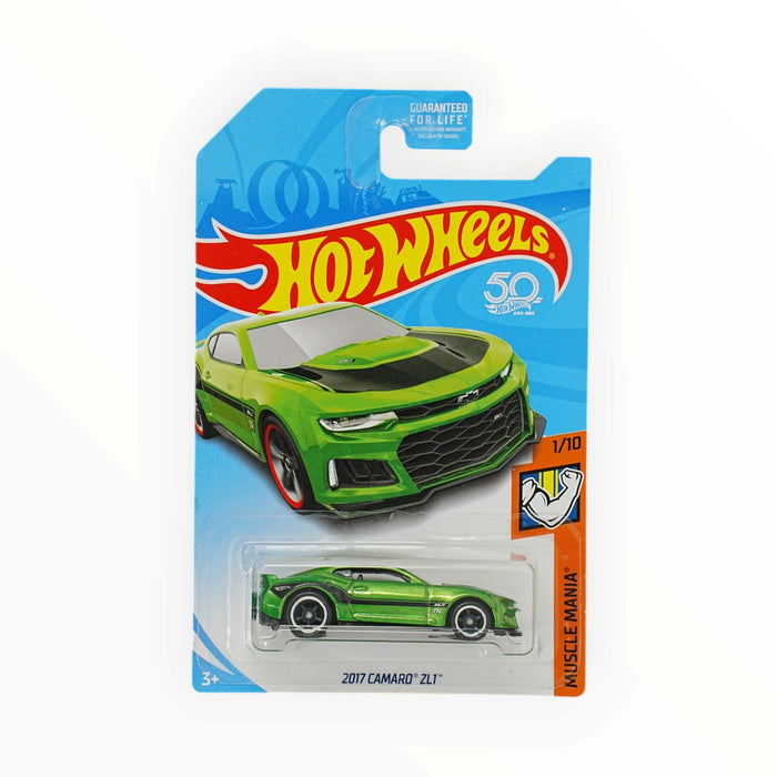 Hot Wheels 2017 Camaro ZL1 (Super Treasure Hunt) 2018 Card Variant RL Tire Image