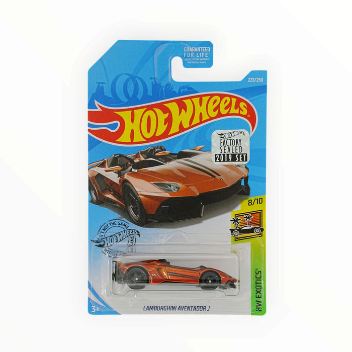 Hot Wheels Lamborghini Aventador J (Super Treasure Hunt) 2019 - 223/250 - Factory Sealed!