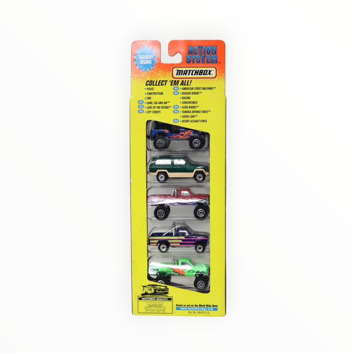 Matchbox Rugged Riders - 5-Packs (1997)