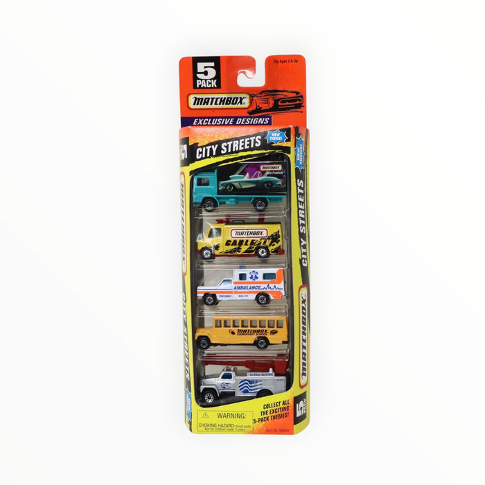 Matchbox City Streets - 5-Packs (1997)