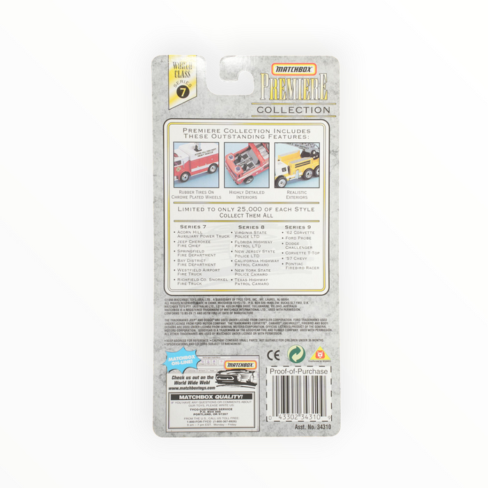 Matchbox Fire Engine - Premiere Collection: World Class (1997)