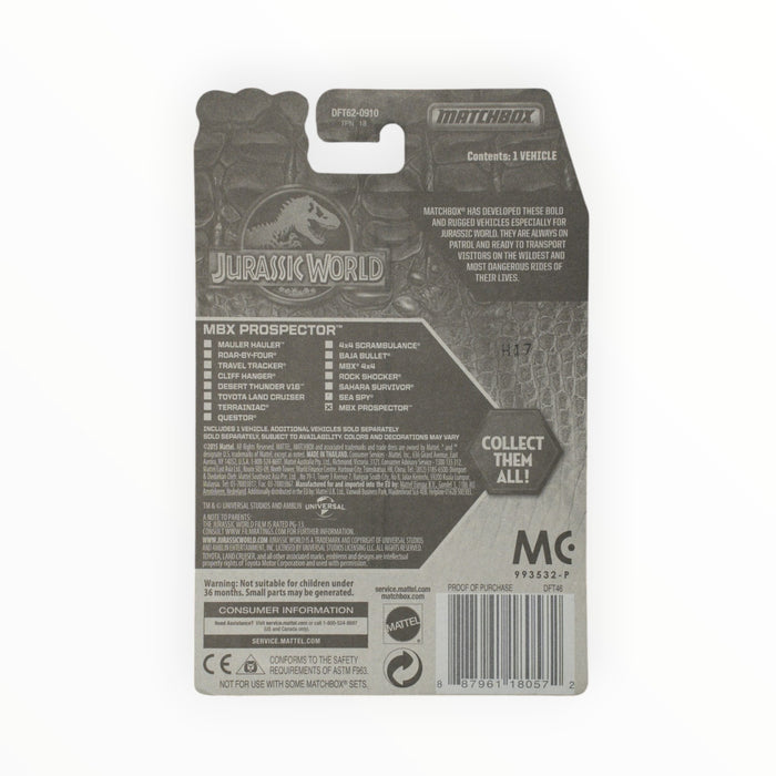 Matchbox MBX Prospector - Jurassic World (2015)