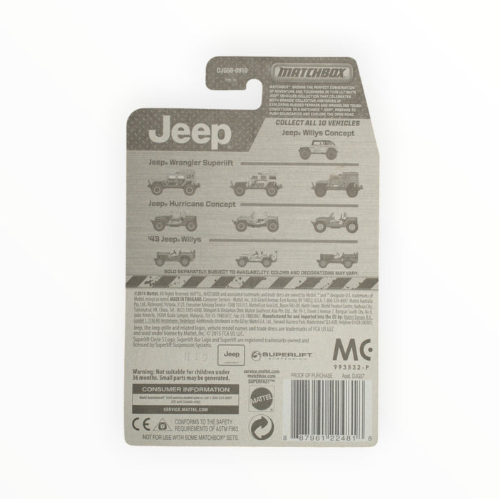 Matchbox Jeep Wrangler Superlift - Jeep Series (2015) #9