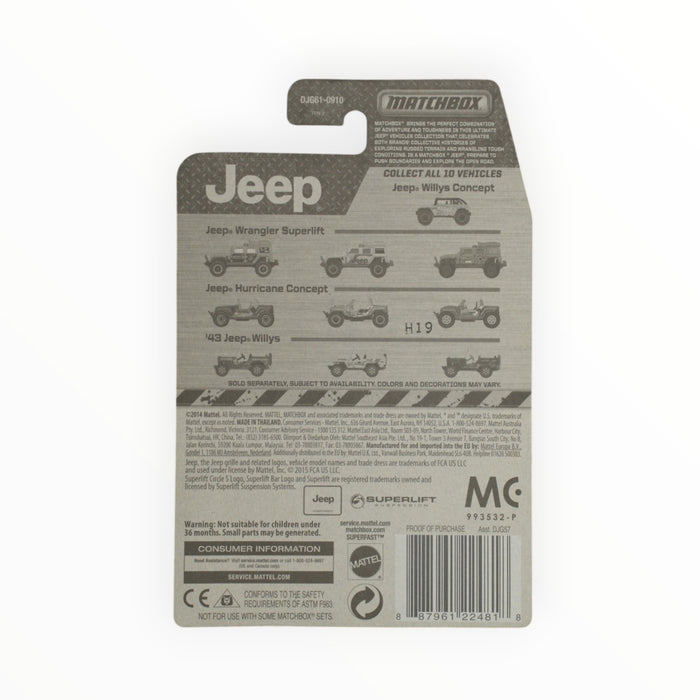 Matchbox Jeep Hurricane Concept - Jeep Series (2015) #5
