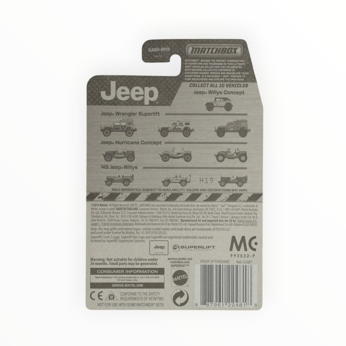 Matchbox Jeep Hurricane Concept - Jeep Series (2015) #4