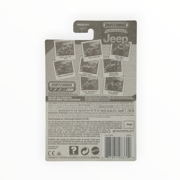Matchbox Jeep Hurricane - Jeep 75th Anniversary (2016) #2