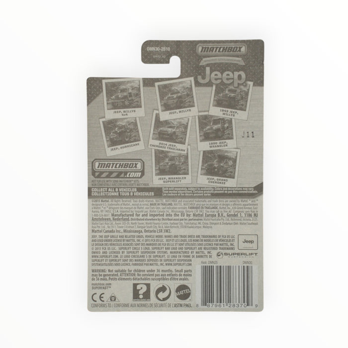 Matchbox 2014 Jeep Cherokee Trailhawk - Jeep 75th Anniversary (2016) #8