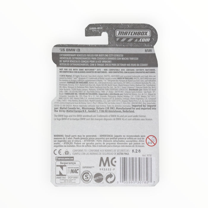 Matchbox '15 BMW i3 - Mainline (2017) 5/125